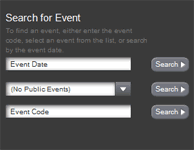 Sample of Event Log In box
