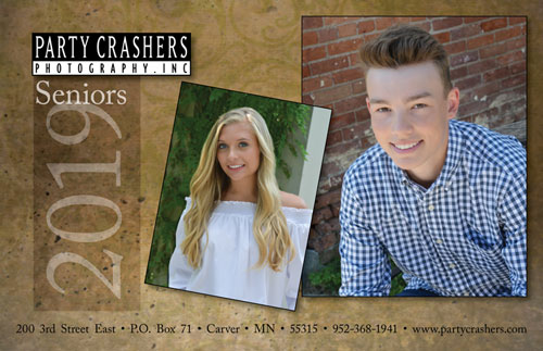 Party Crashers Photography 2019 Seniors Brochure